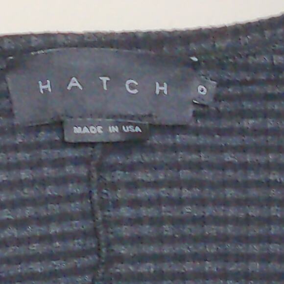 Hatch The Ruthie Bodysuit in Black/Charcoal Gray Stripe – Size 0 (XS) – EUC - Picture 7 of 11